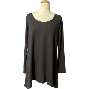 Bryn Walker Tunic Top Longsleeve Gray XS